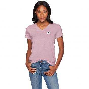 CONVERSE CORE TRIBLEND TPU VNECK TEE - Camiseta, Mujer, Rosa