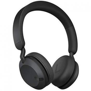 Jabra elite 45h z auriculares inalambricos onear compactos y plegables z hasta 50 horas de bateria z tecnologia de llamadas a dos microfonos z color negro ajustable