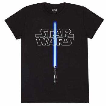 Heroes Inc Star Wars Camiseta Glow In The Dark Lightsaber talla S