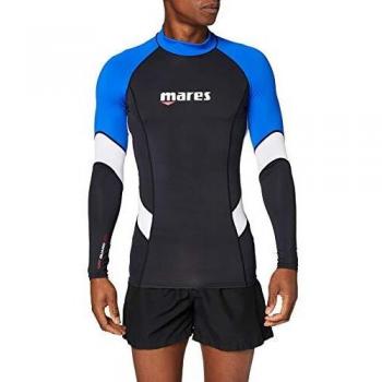Mares Rashguard Trilastic - Camiseta de Manga Larga para Hombre, Hombre, Camiseta de Manga Corta, 412551, Azul, XXX-Large