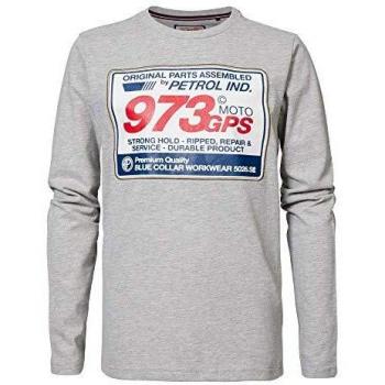 Petrol Industries B-1000-TLR656 - Camiseta de manga larga para niño Color gris claro. 140