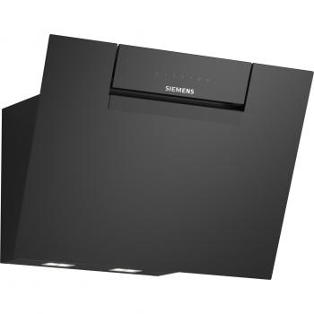 Campana Extractora Decorativa Inclinada Siemens LC67JFN60, 60 cm, 427 m³/h, Negra