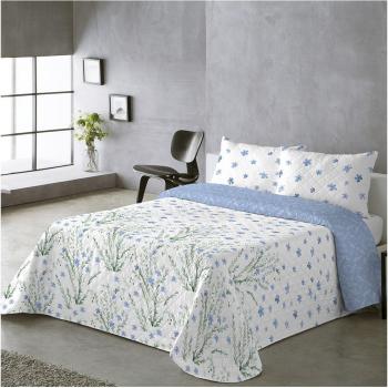 BOHEME - Colcha estampada reversible Valeria Azul