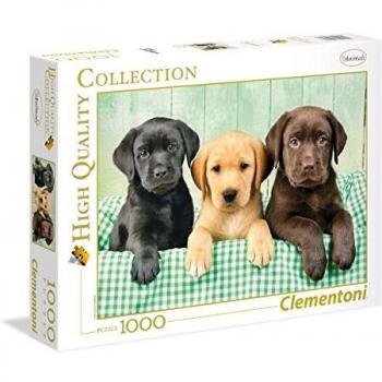 Clementoni-Los Pingüinos De Madagascar Puzzle 1000 Piezas Los Tres Labradores