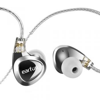EarFun EH100 Wired In-Ear Headphones (Silver)