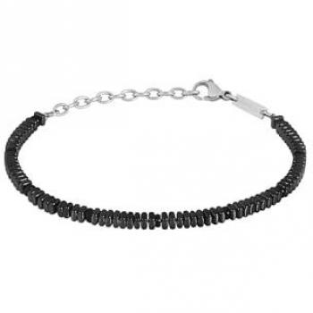 Pulsera de Hombre Breil MixoLogy en Acero, Hematita y Ágata Modelo TJ3431