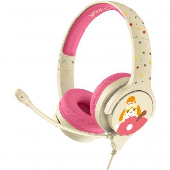 OTL Technologies Animal Crossing Auriculares Infantiles con Micrófono, Control de Volumen Limitado
