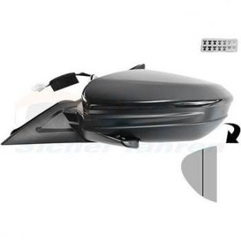 Espejo retrovisor VAN WEZEL 2590807, tipo: espejo retrovisor, características: diseño específico para vehículos, fácil instalación, ajuste manual, acabado en negro