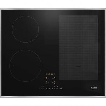 Miele KM 7464 FR Encimera Eléctrica de Inducción con 4 Zonas y PowerFlex de 23 cm en Color Negro