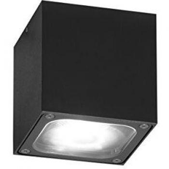 Plafón de exterior moderno Cesena LED 6W IP54 gris oscuro
