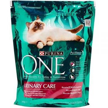 PURINA ONE Bifensis Comida para Gatos para Cuidado Urinario Rico en Pollo y Trigo - Paquete de 8 x 800 gr - Total: 6.4 Kg