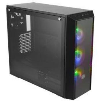 Caja PC Azza Zeno 350 Midi Tower Negra con Ventana y Ventiladores RGB