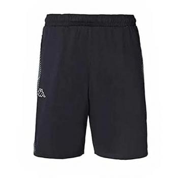 Pantalón Corto Kappa Eveig Graphik para Hombre, Color Negro/Azul, Talla XL