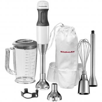 KitchenAid 5KHB2531EWH - Batidora, con capacidad de 1 litro, color blanco