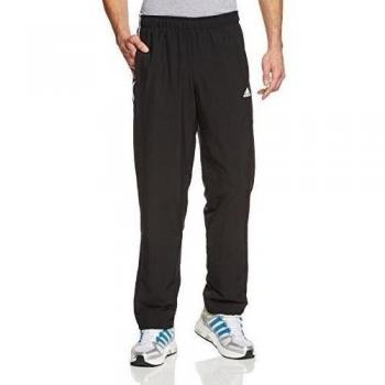 adidas ESS 3S WV Pant - Pantalón para hombre, color negro / blanco, talla XXLS