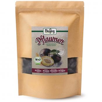 Biojoy Ciruelas secas BÍO, frutas enteras – sin hueso, sin azufre y sin azúcar