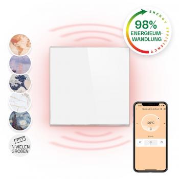 Panel Calefactor Infrarrojo Smart 60x60cm 360W con Control por App y Temporizador Semanal IP24