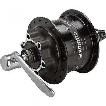 Buje de rueda delantera DH-3D32 6 orificios disco negro 36 agujeros