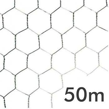 Enrejado triple torsion galvanizado 50mt - 19 X 0,7 mm