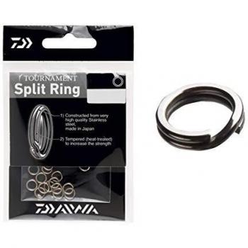 Daiwa Tournament Split Ring, color 0, talla 20 pcs