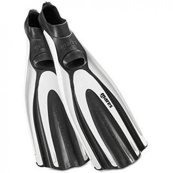 Mares Avanti SUPERCHANNEL Full Foot Aletas de Buceo, Adultos Unisex, Blanco, 44