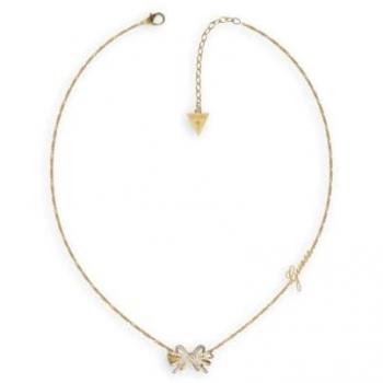 Collar Guess Ladies Necklace JUBN01322JWYGTU - Collar para mujer de acero inoxidable con circonitas, talla única