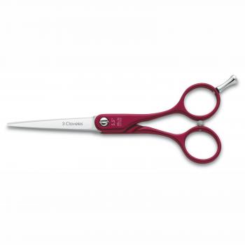 Tijera 3 Claveles Hrc 56 5.5´´Roja