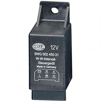 HELLA 5WG 002 450-311 Relais, Wisch-Wasch-Intervall - 12V - 6-polig - mit Halter