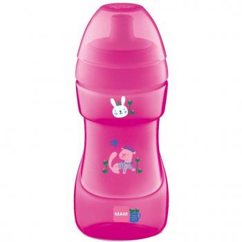 MAM Biberón Sports 330ml Rosa 1ud