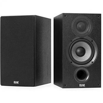 ELAC Debut 2.0 B5.2 Bookshelf Speakers, Black