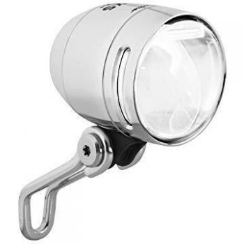 Lumotec IQ-XS Dynamo-powered LED Headlight 80 Lux Silver