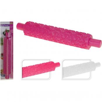 555Y338 - Rodillo Amasar Fondant Con Relieve, 3