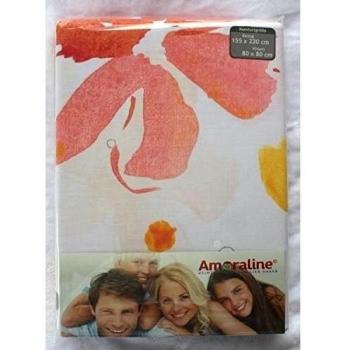 amoraline® Ren Force Cama Dessin: 9358 comodidad tamaño: edredón 155 x 220 cm, funda de almohada de 80 x 80 cm, 100% algodón