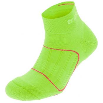 Trangoworld Teki DT Calcetin, Unisex Adulto, Verde/Rojo, S