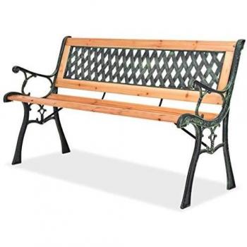 vidaXL Garden Bench 122 cm Wood