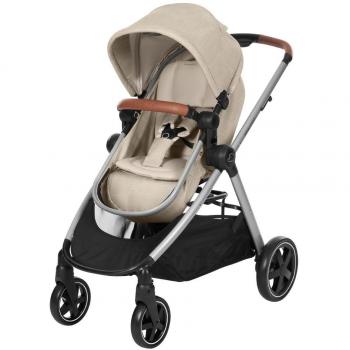 Bébé Confort Zelia - Cochecito urbano 2 en 1, diseño compacto, sistema plegable, para bebes de 0 meses hasta 3,5 años, color beige