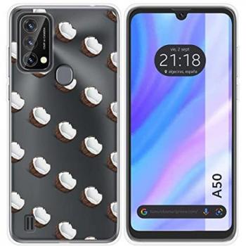Funda Silicona Transparente Personalizada Cocos para Blackview A50