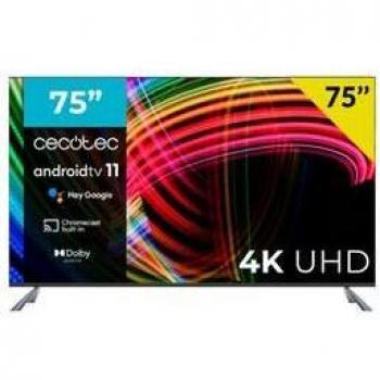 Televisor Smart TV Cecotec A3 Series ALU30075 75'' 4K UHD LED Android 11 F negro