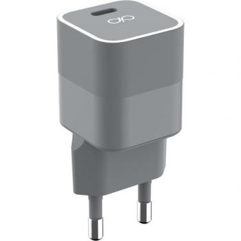 Cargador de dispositivo móvil Force Case FPCS25WCPDRG 25W USB-C GaN Gris