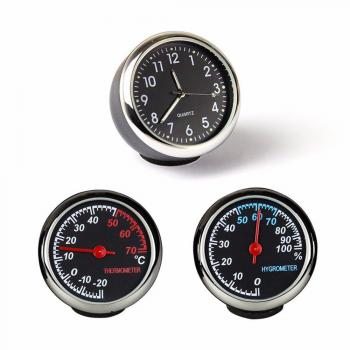 JISHUQICHEFUWU Reloj electrónico del Coche/Reloj Luminoso del Coche/termómetro del Coche/Suministros de decoración del Coche