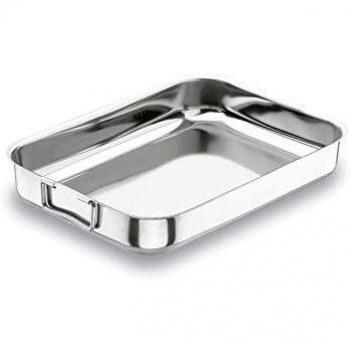 Lacor - 61550 - Rustidera Con Asa Abatible 50x36 cms.Inox 18%Cr.