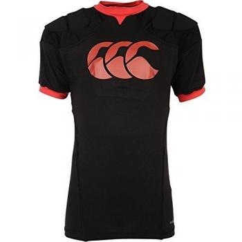 Canterbury Boy 's Vapodri Raze Chaleco, chaleco, Niño, color Negro - negro/rojo/blanco, tamaño large