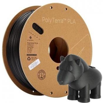 Filamento PLA EcoFriendly Impresora 3D PolyTerra Marca Polymaker Color Blanco 1,75 mm Berenjena