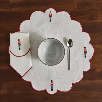 Set de mantel individual y servilleta de lino Nutcracker El Corte Inglés
