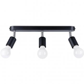 Foco de Techo Barra Sollux Fornes Negro