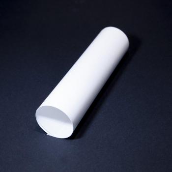 Papel charol blanco de 50x65cm con 25 hojas