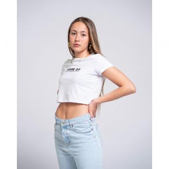 Camiseta RAMS 23 Estampada Mujer Blanca