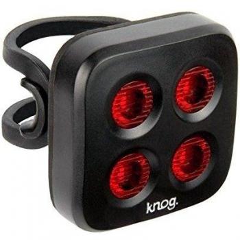 Knog Blinder MOB The Face luz trasera para bicicleta, Blinder Mob The Face, negro