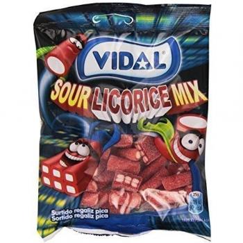 Vidal Sour Licorice Mix 100g