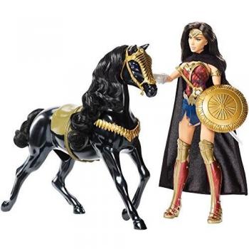 Mattel DC Comics Wonder Woman con Caballo, Color Multicolor, FDF44